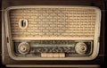 Vintage tube radio