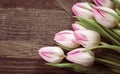Vintage tulip flowers background.