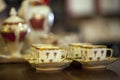 Vintage Turkish Traditional Coffee Cups Royalty Free Stock Photo