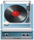 Vintage turntable icon