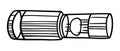 Vintage tv camera tube - hand drawn illustration - Out line