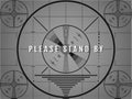 Vintage tv test screen. Please stand by television calibration pattern Royalty Free Stock Photo