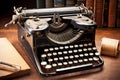 Vintage Typewriter - Generative AI Royalty Free Stock Photo