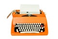 Vintage typewriter isolated