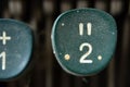 Vintage Typewriter Keys, number 2