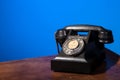 GPO 332 vintage telephone on blue