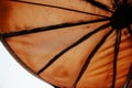Vintage umbrella cover, close up