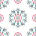 Vintage universal different seamless eastern patterns (tiling) Royalty Free Stock Photo