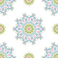 Vintage universal different seamless eastern patterns (tiling) Royalty Free Stock Photo