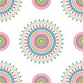 Vintage universal different seamless eastern patterns (tiling). Royalty Free Stock Photo