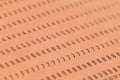 Vintage unused computer punch cards Royalty Free Stock Photo