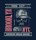 Vintage urban typography, t-shirt graphics