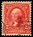 Vintage US Postage Stamp of President Washington 1902 Royalty Free Stock Photo