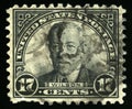 Vintage US Postage Stamp of President Wilson