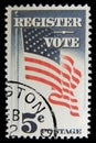 Register Vote Postage Stamp