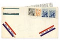 Vintage USA Airmail Envelope Royalty Free Stock Photo
