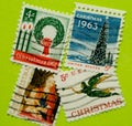 Vintage USA postage stamp Royalty Free Stock Photo