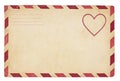 Vintage Valentine Envelope