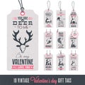 Vintage Valentine's Day Gift Tags