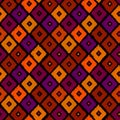 Vintage vector abstract seamless ikat pattern. Royalty Free Stock Photo