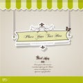 Vintage vector background.