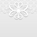 Vintage vector background, festive pattern embossing Royalty Free Stock Photo