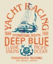 Pacific ocean sailing team yacht racing