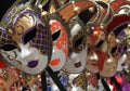 Vintage venetian carnival masks