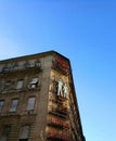 Vintage vertical neon sign. Budapest, Hungary