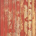 Vintage vertical wooden planks with sloughed red paint as background Royalty Free Stock Photo