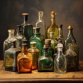 Vintage Vessels: Capturing the Rustic Beauty of Glass Bottles