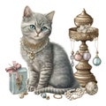 Vintage Vibes for Your Cat Shabby Chic Accessories