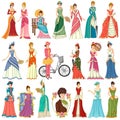 Vintage Victorian woman Royalty Free Stock Photo