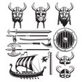 Vintage Viking Elements Set