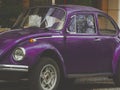 Vintage violet classic german vehicle