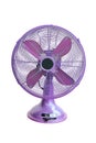 Vintage violet electric fan