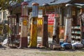 Vintage Visable Gas Pumps Royalty Free Stock Photo