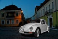 Vintage Car Volkswagen Beetle In The Old Town