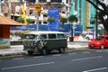 Vintage Volkswagen Camper Van in Kuala Lumpur Malaysia Royalty Free Stock Photo