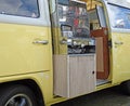 Vintage volkswagen interior Royalty Free Stock Photo