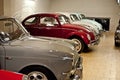 Vintage VW Beetle cars in a car museum Royalty Free Stock Photo