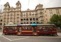 Vintage W class tram in City Circle service Royalty Free Stock Photo