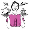 Vintage Waitress presents Coffee and Tea