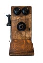 Vintage Wall Telephone Royalty Free Stock Photo