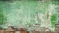 Vintage wall texture background, damaged green plaster and paint Royalty Free Stock Photo