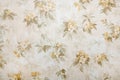 Vintage wallpaper with floral pattern background