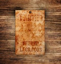 Vintage wanted poster Royalty Free Stock Photo