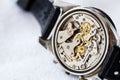 Vintage watch movement Royalty Free Stock Photo