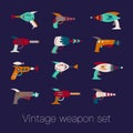 Vintage weapon set