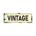 Vintage web dirty rusty metal icon plate sign Royalty Free Stock Photo